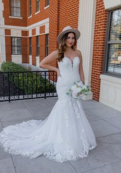 Stella York 7323 Fit-and-Flare Wedding Dress