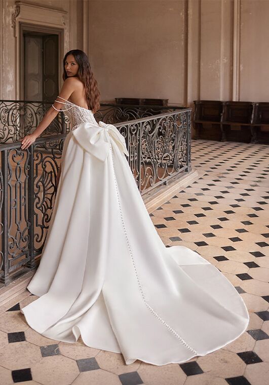 Moonlight Couture H1644 Ball Gown Wedding Dress - 2