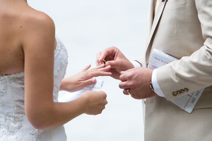 Casual Ceremony Ring Exchange