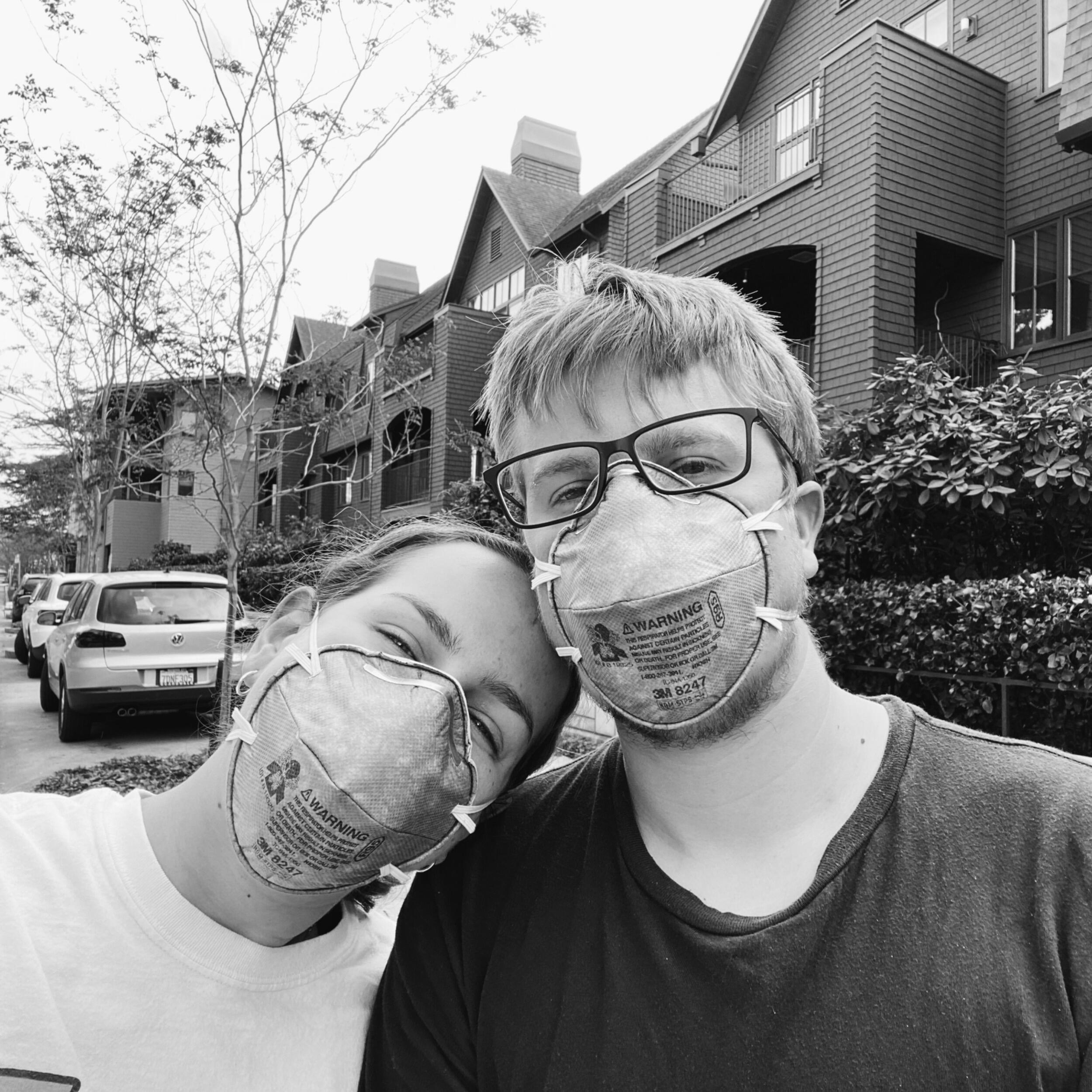 Plot twist: COVID-19 hits and all of their roommates go home! They decide to stay in California to quarantine together, staying sane by going on walks, trying new recipes, playing games and watching movies.