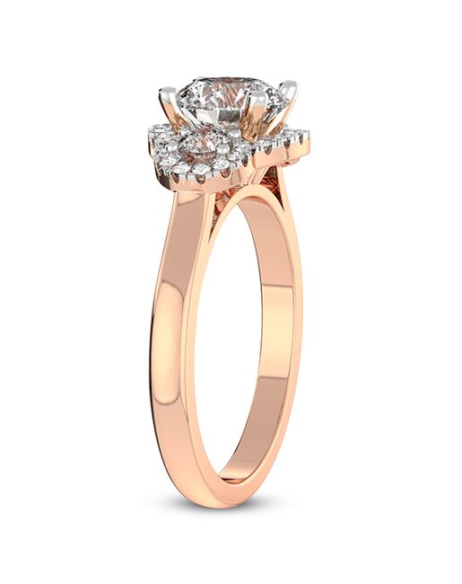 Friendly Diamonds Elegant Round, Oval Cut Engagement Ring - 2