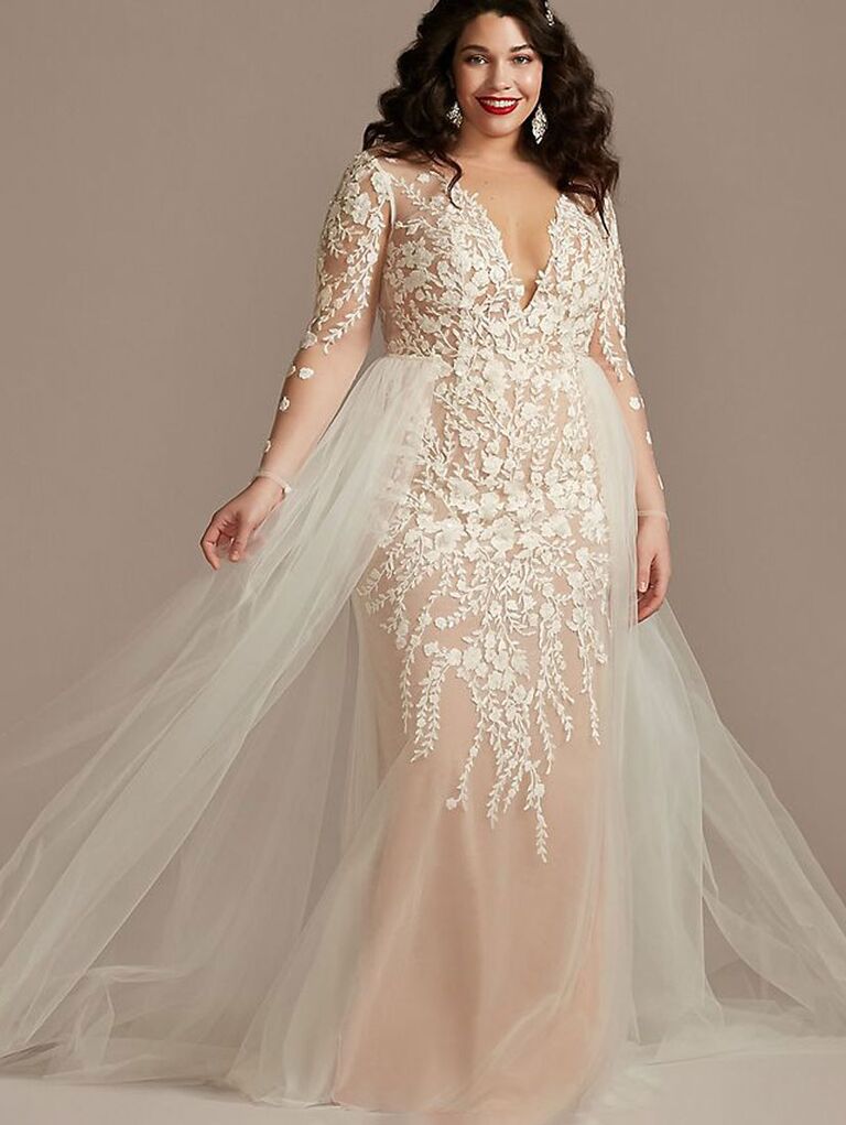 plus size vow renewal dresses