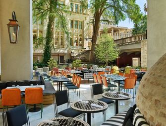 A sunny afternoon waits for the party to begin at  Canopy by Hilton San Antonio Riverwalk.