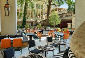 A sunny afternoon waits for the party to begin at  Canopy by Hilton San Antonio Riverwalk.
