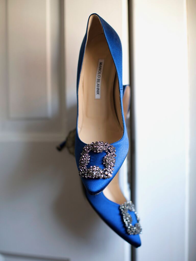 manolo blahnik Hangisi royal blue pumps