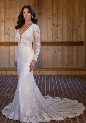 Essense of Australia D3363 Column Wedding Dress