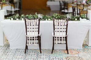 Woven Macramé Sweetheart Chair Decoration