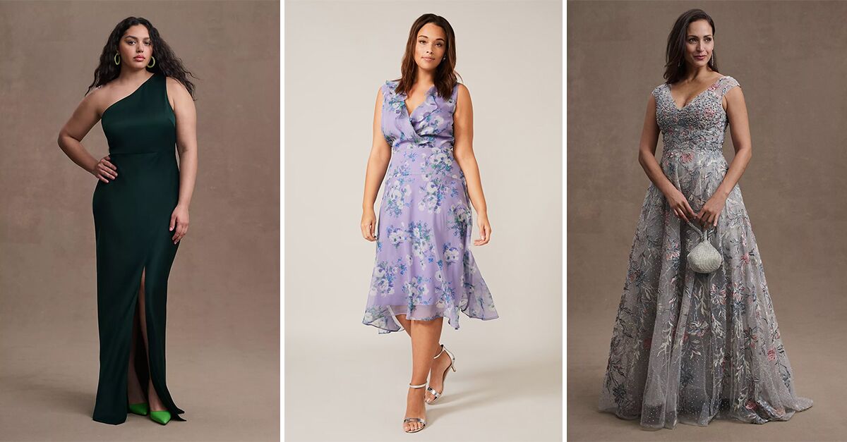 25 Elegant Plus-Size Mother-of-the-Bride Dresses