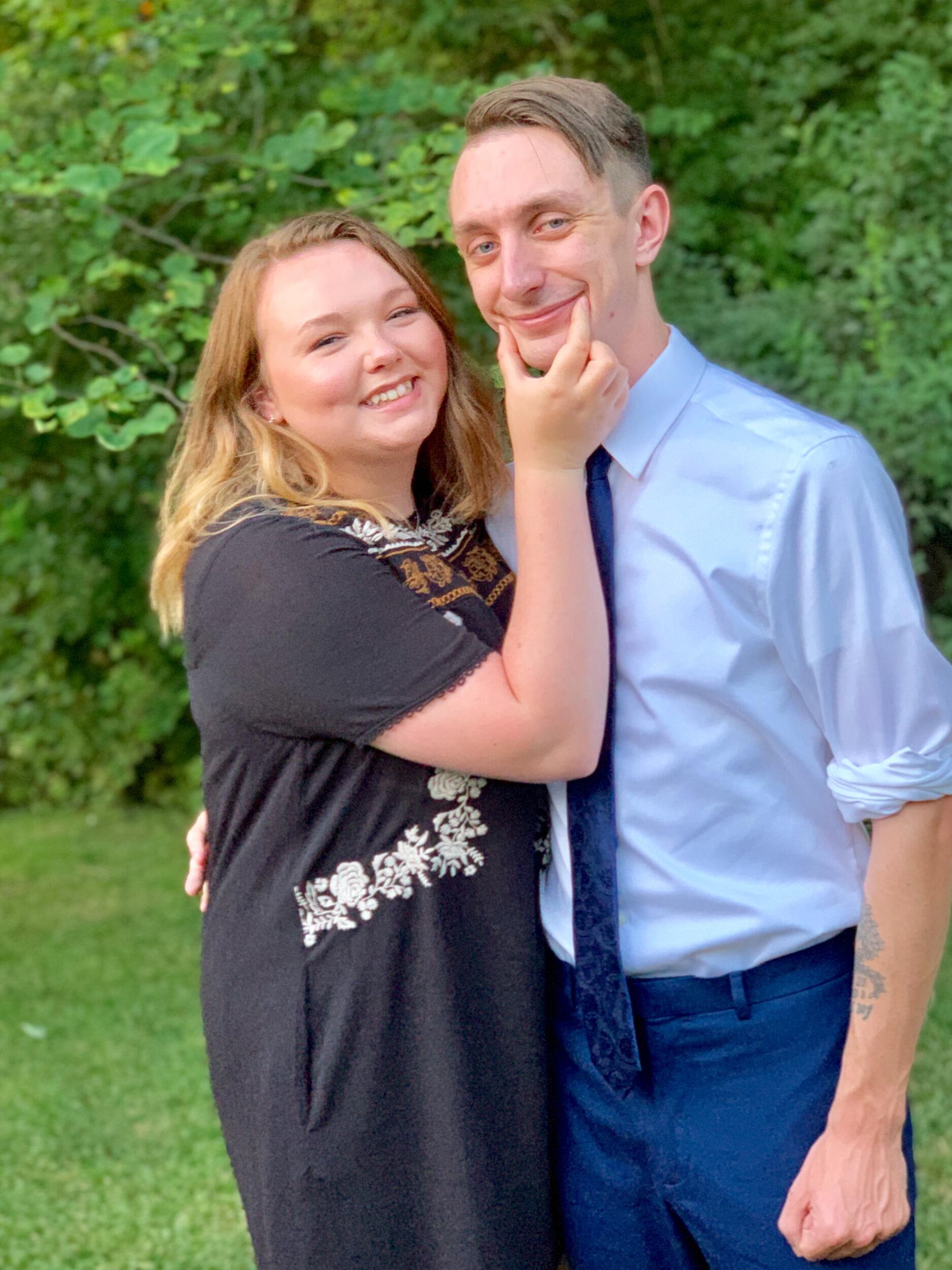 Attending the wedding of Zack’s best man, Artie Martinez.