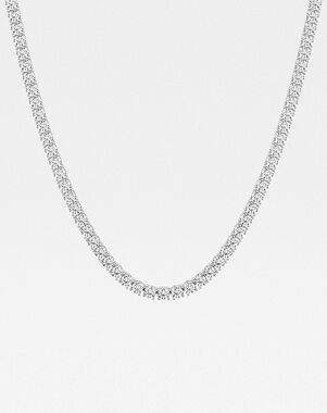 Grown Brilliance Tennis Necklaces - NCGUK2582QOBGW26-GW4 Wedding Necklace photo