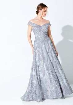 Ivonne D. 220D24 Silver Mother Of The Bride Dress