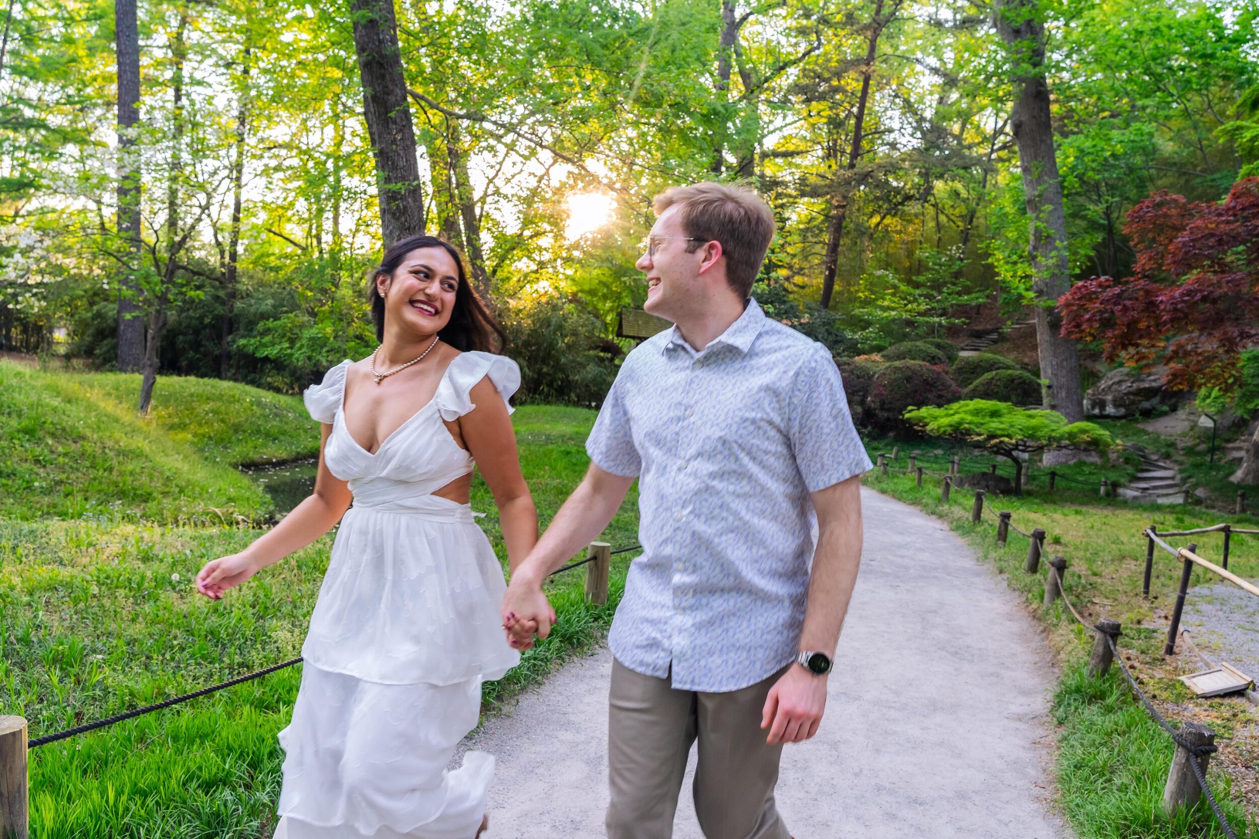 1st photo shoot with our wedding photographer