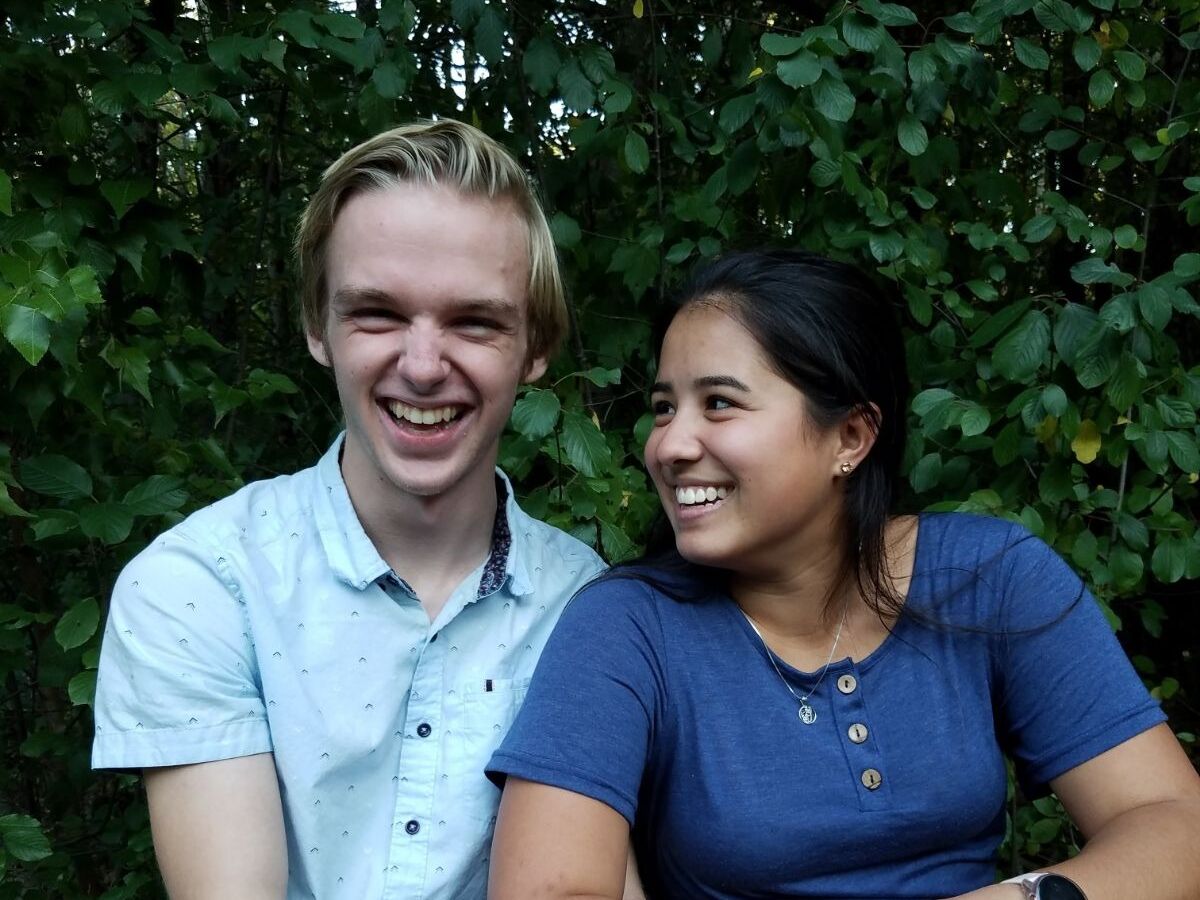 Picture of The future Mr. and Mrs. Tasker