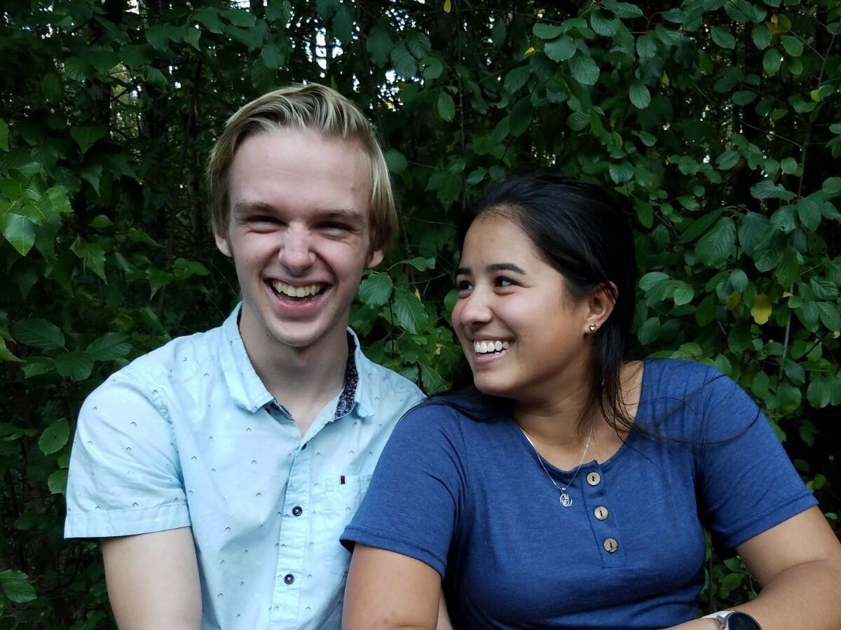 Picture of The future Mr. and Mrs. Tasker