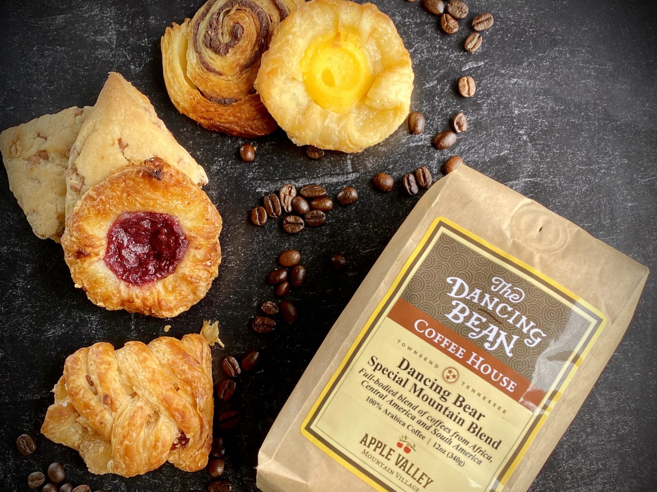 Picture of Coffee and Pastries at Dancing Bean Coffeehouse
