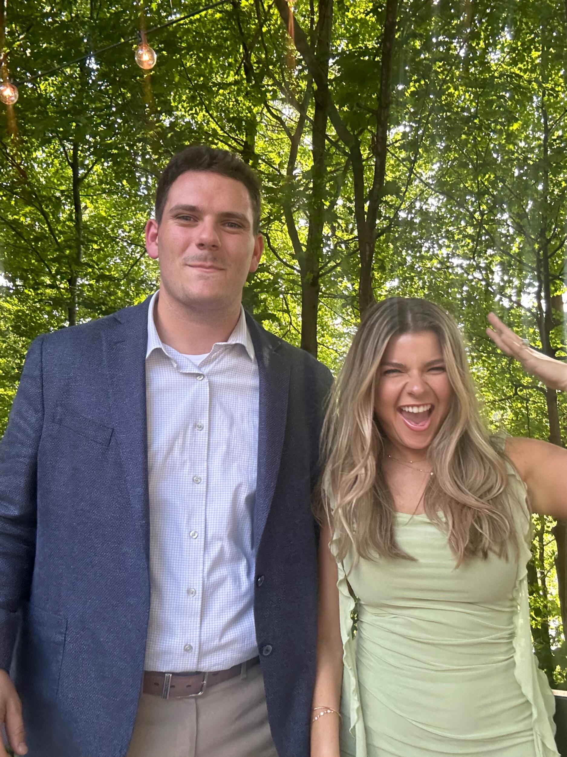 their first wedding together in Michigan! 