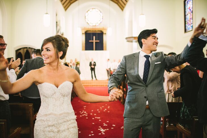 Megan and Ray Recessional at The North Chapel