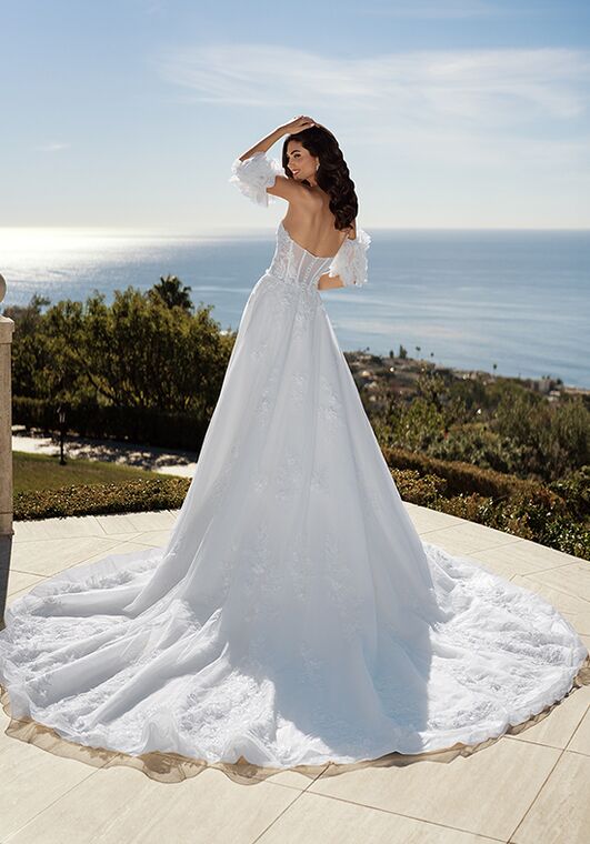 Moonlight Couture H1590 A-Line Wedding Dress - 2