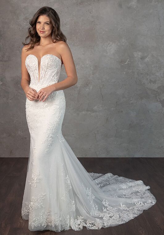 Essense of Australia D4341 Column Wedding Dress - 3