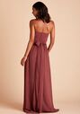 Birdy Grey Grace Convertible Dress in Rosewood Strapless Bridesmaid Dress - thumbnail - 3