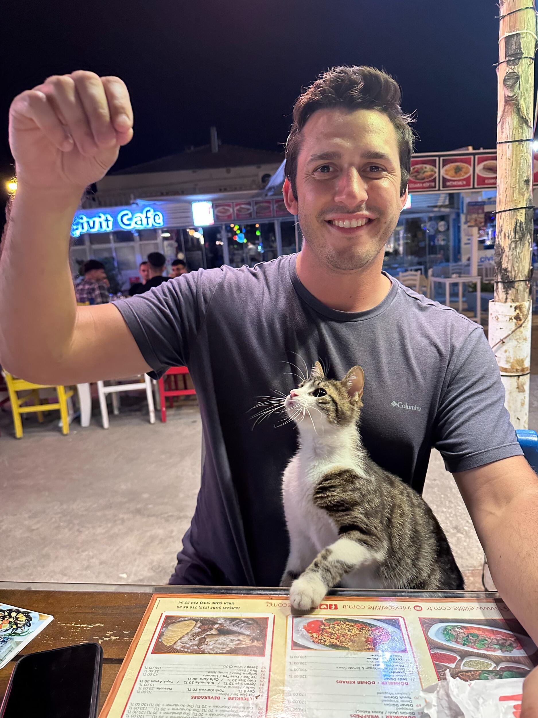 Meeting the locals while traveling around Turkey.