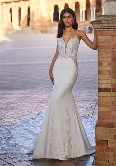 Val Stefani Carolina Mermaid Wedding Dress