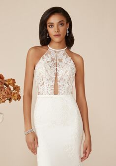 Justin Alexander Dalton Fit-and-Flare Wedding Dress