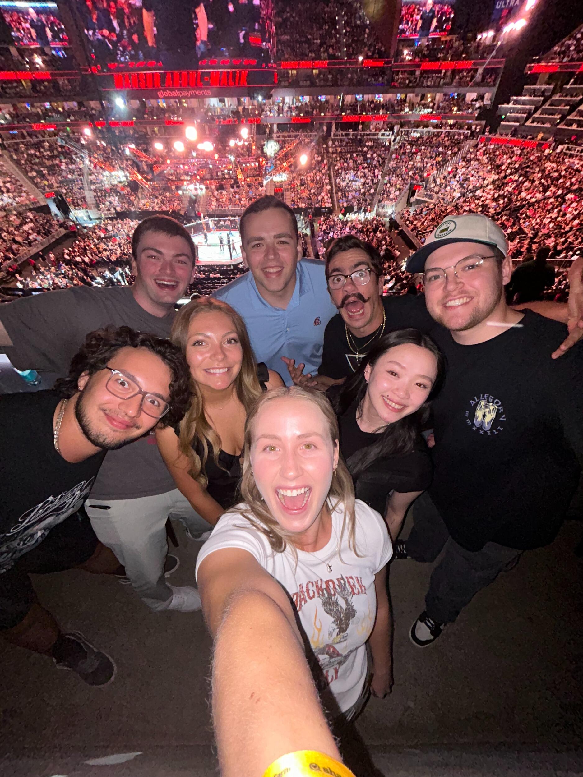 UFC night with friends and family!