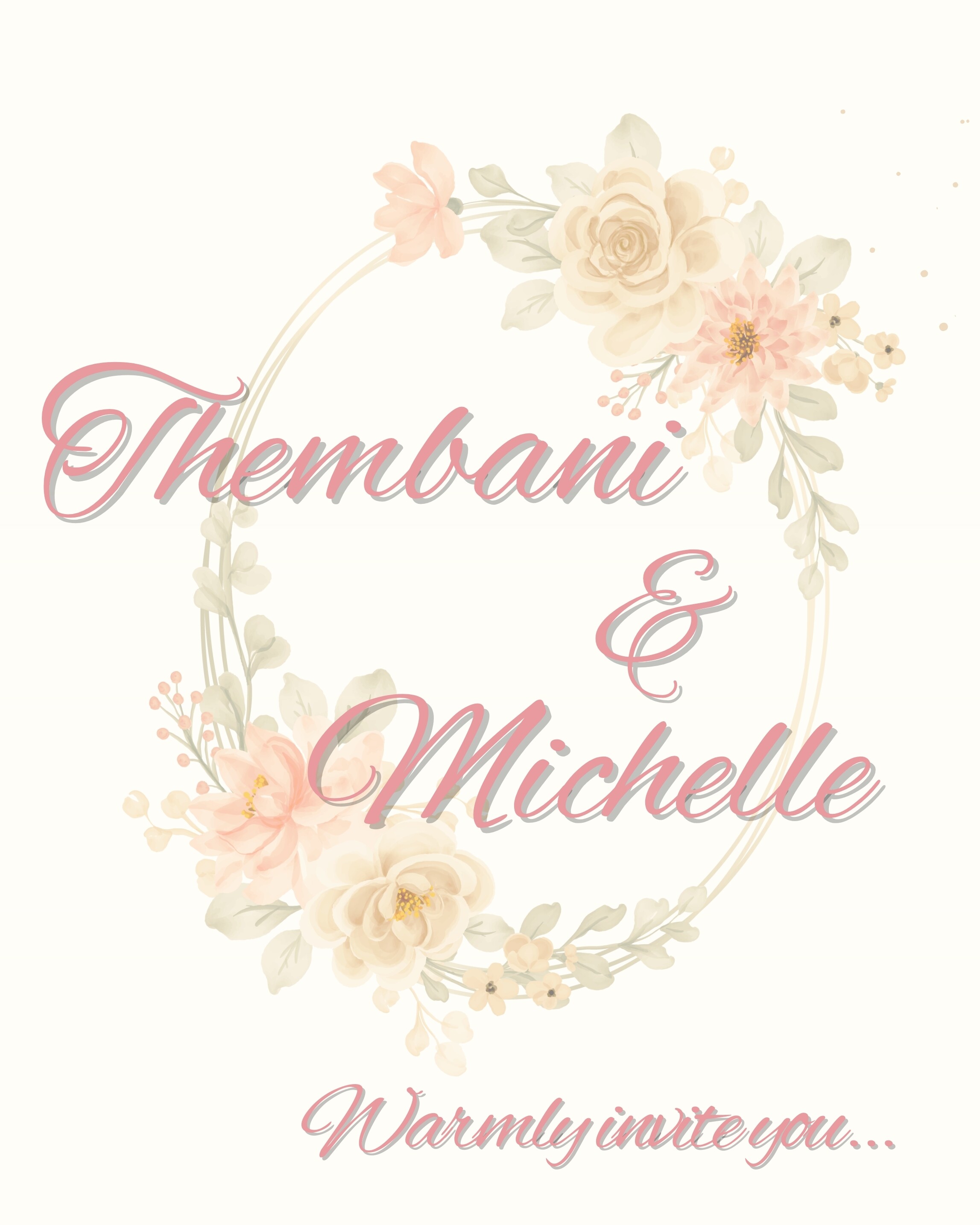 Thembani & Michelle Home Page Banner