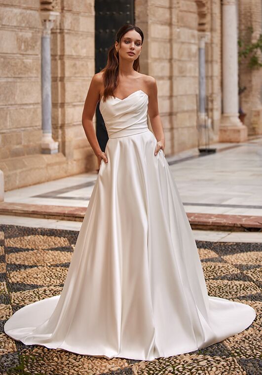 Moonlight Collection J6899 A-Line Wedding Dress - 3