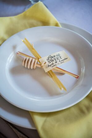 Honeycomb-Inspired Wooden Wedding Favor
