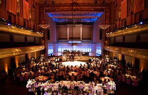 Luxurious Reception in Boston Symphony Hall