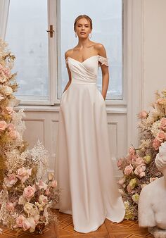 Moonlight Tango T971 A-Line Wedding Dress