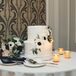 Two Tier White Wedding Cake