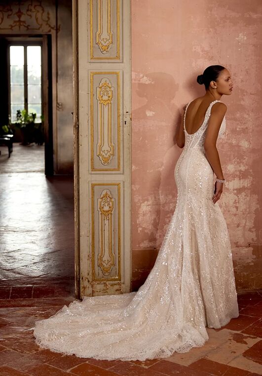 Justin Alexander Kylie Fit-and-Flare Wedding Dress - 3