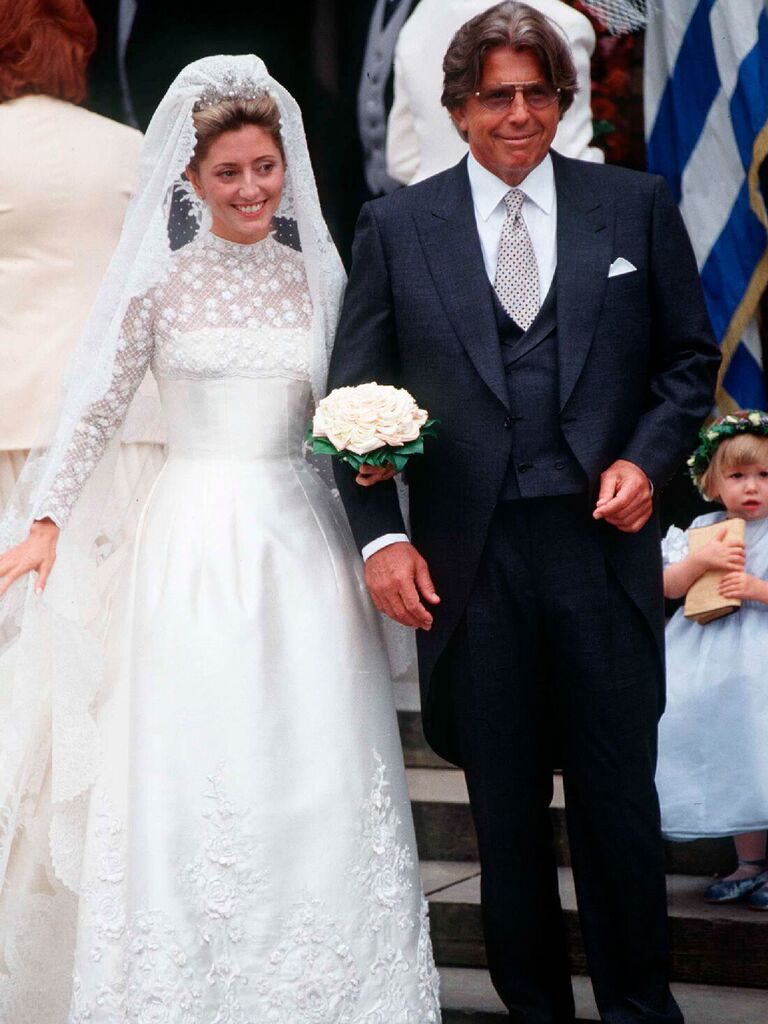 Marie-Chantal's wedding dress