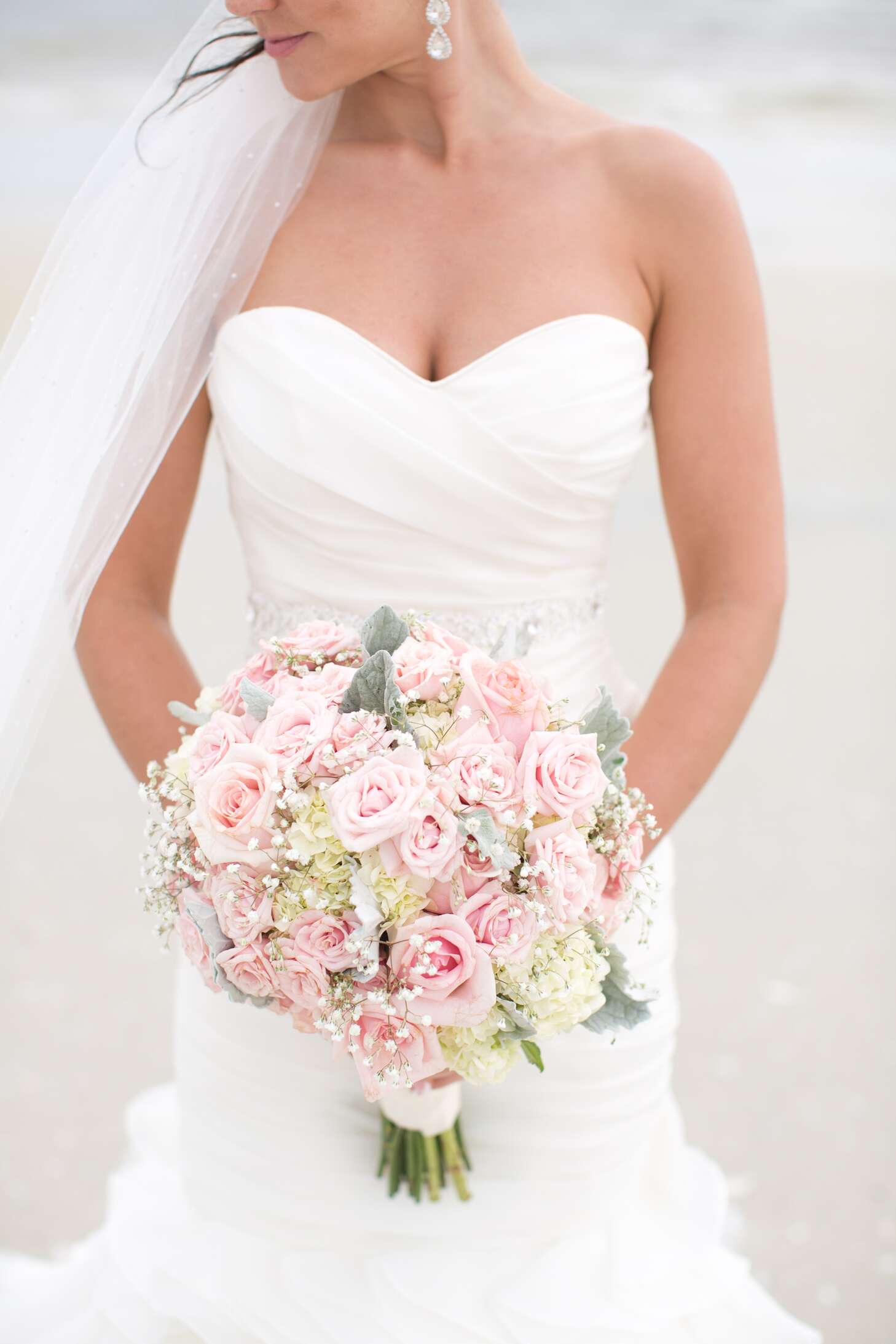 Roses and Baby's Breath Bouquet