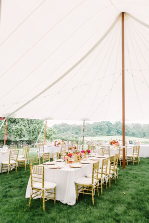 Sail Cloth Tent Reception