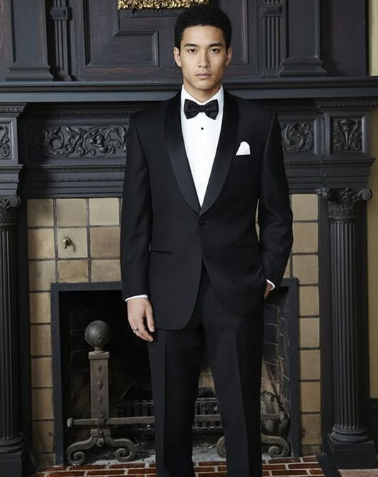 BLACKTIE LONDON Black Wedding Tuxedo Black Tuxedo - 4