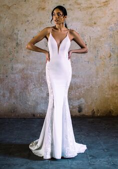 Wilderly Bride Franklin- F307 Sheath Wedding Dress