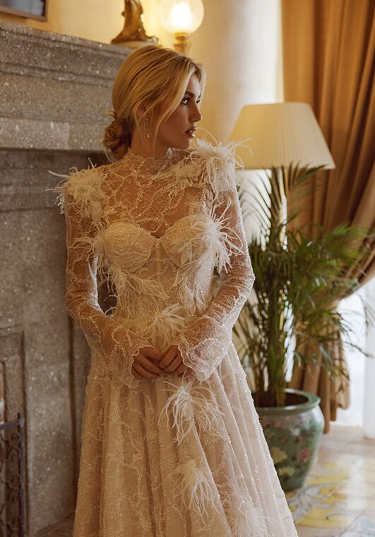 Amalfi Passion collection by Ricca Sposa Massimo 24-008 A-Line Wedding Dress - 3
