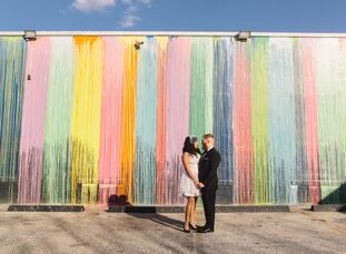 Monica Uddin (31 and a lawyer) and Rich Frazier (32 and a lawyer)  met at the University of Chicago Law School, where they became friends discussing b