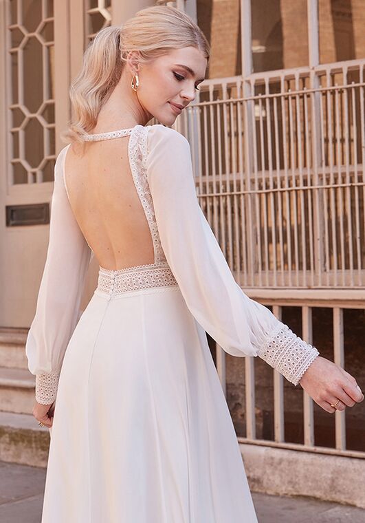 Adore by Justin Alexander Griffin A-Line Wedding Dress - 3