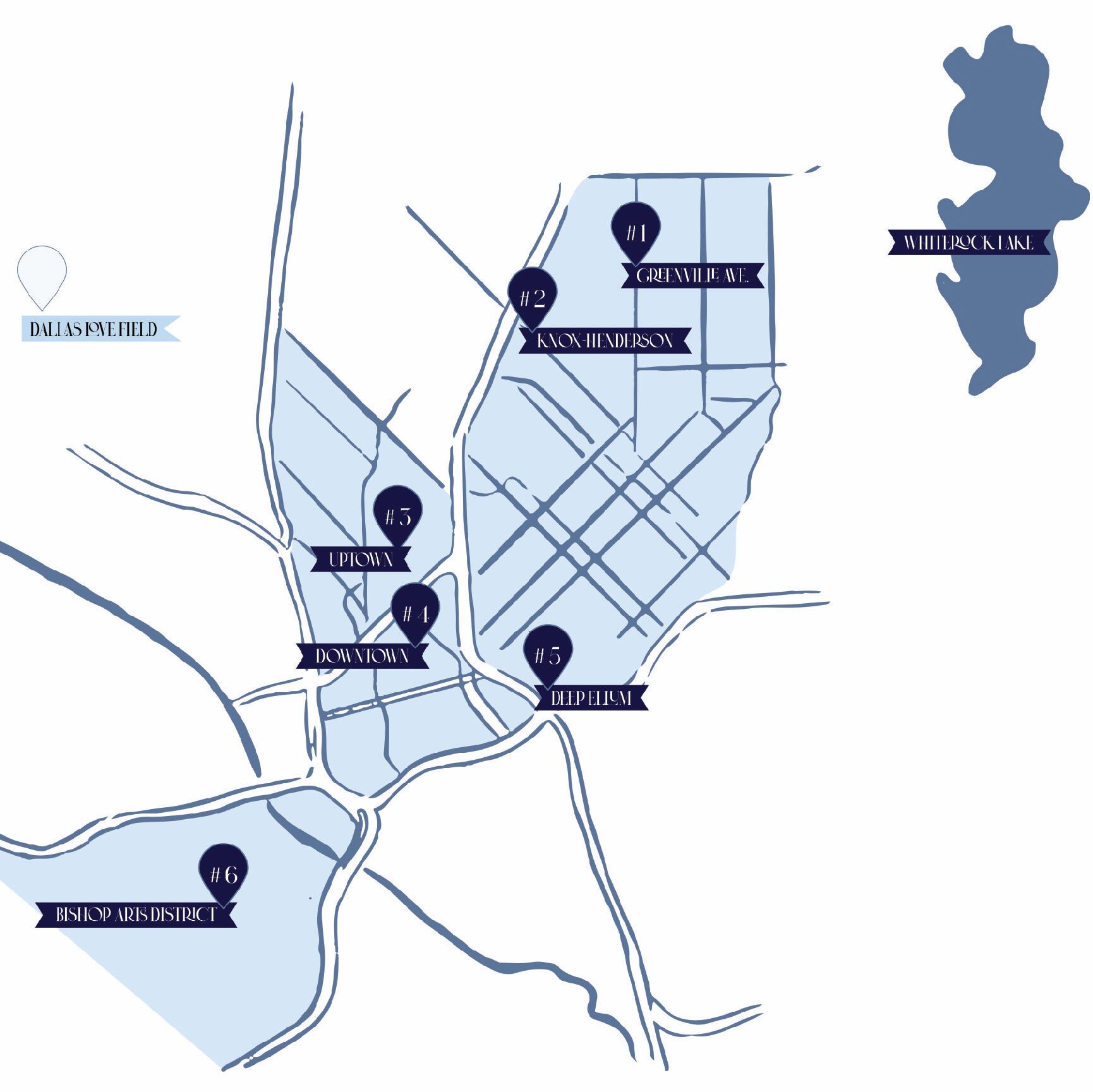 Picture of DALLAS MAP