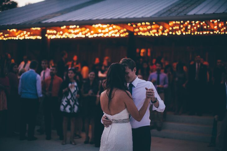 First Dance at Summer Farm Wedding