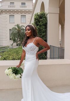 Stella York 7642 Column Wedding Dress