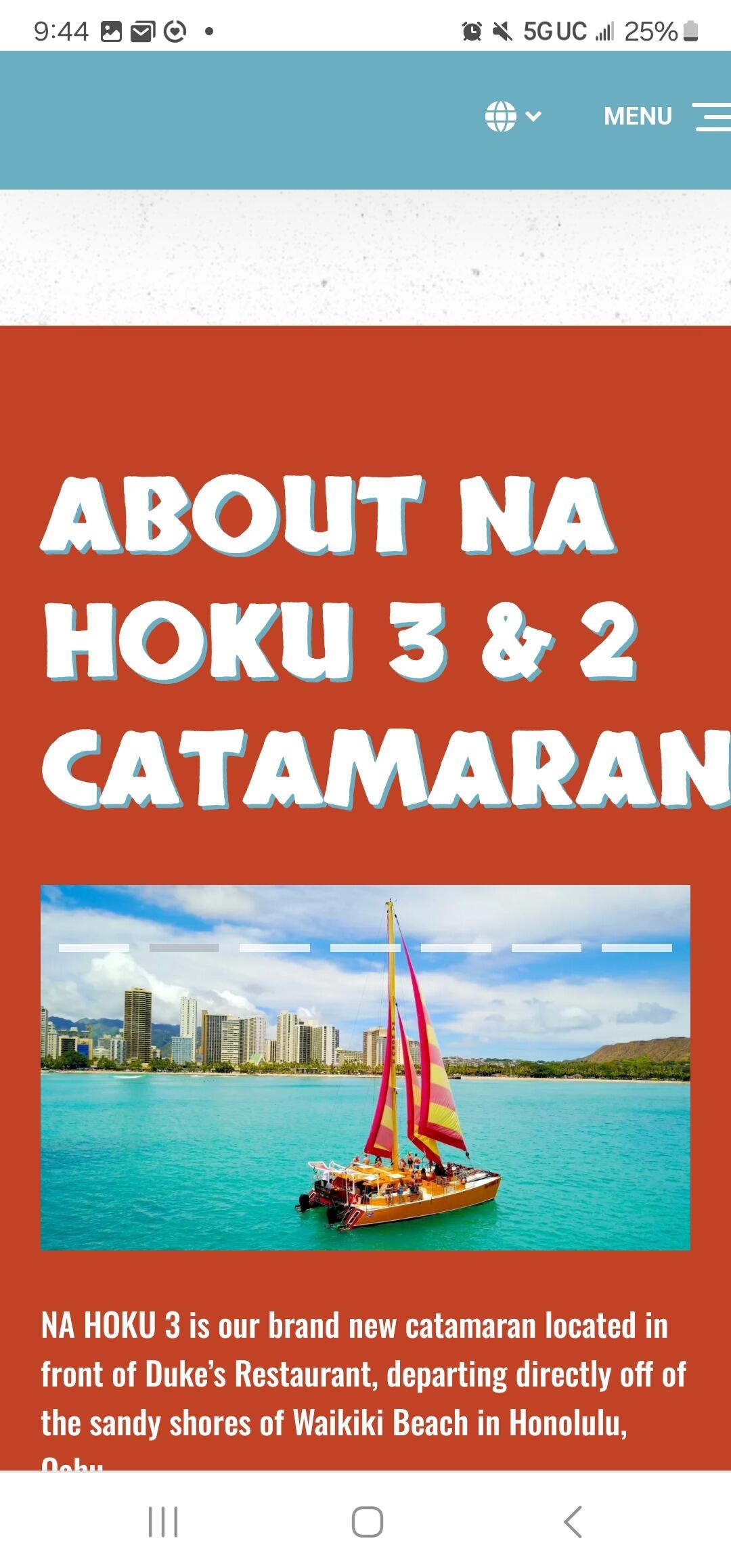 Picture of Na Hoku 3 Catamaran (Waikiki Beach)