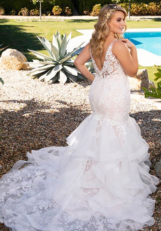 Casablanca Bridal 2391 Jillian Mermaid Wedding Dress - 5