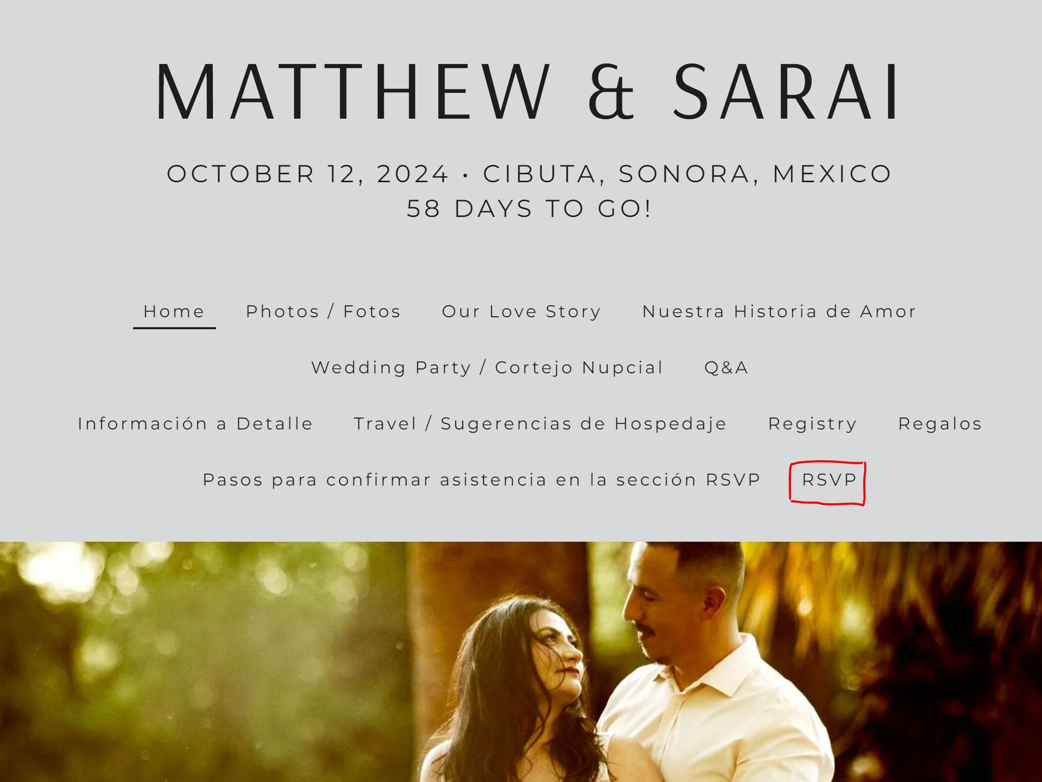 Picture of Ve a la sección RSVP