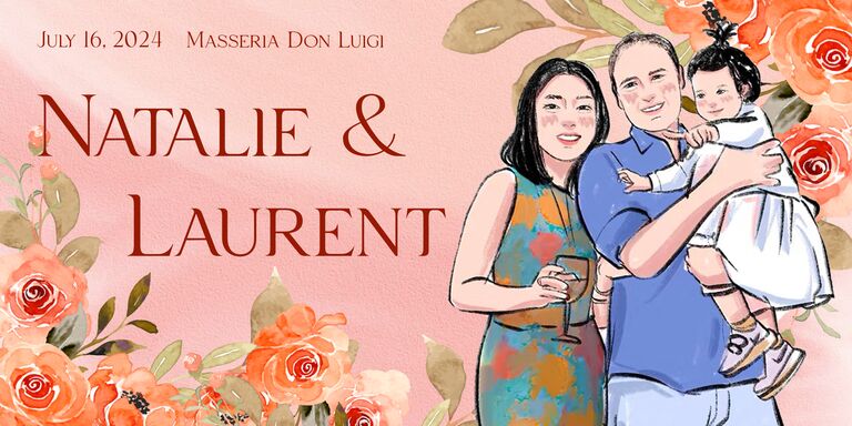 Natalie & Laurent Home Page Banner